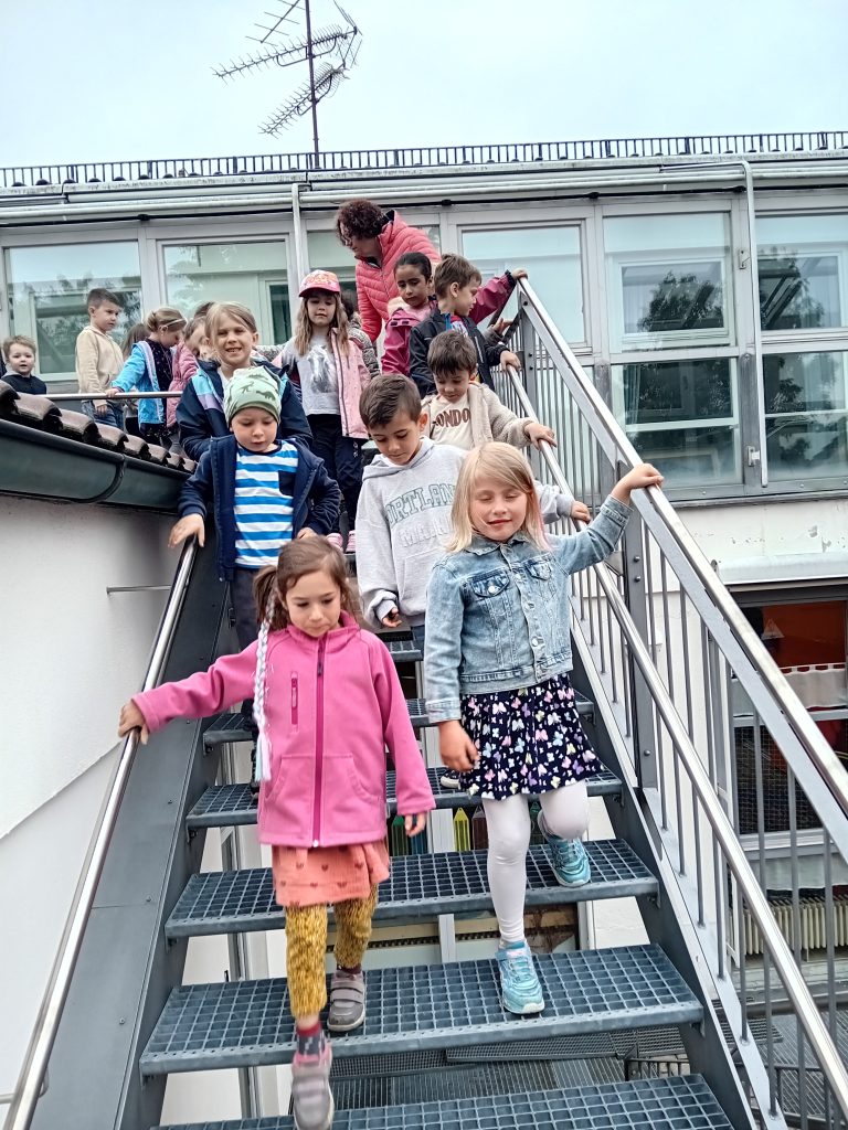 Rettungsweg vom 1. OG.