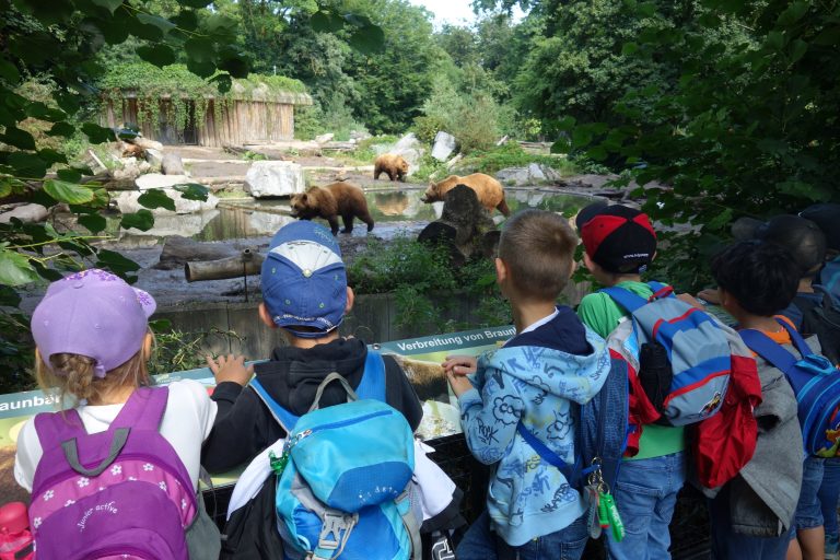 Vorschulausflug in den Tiergarten nach Straubing