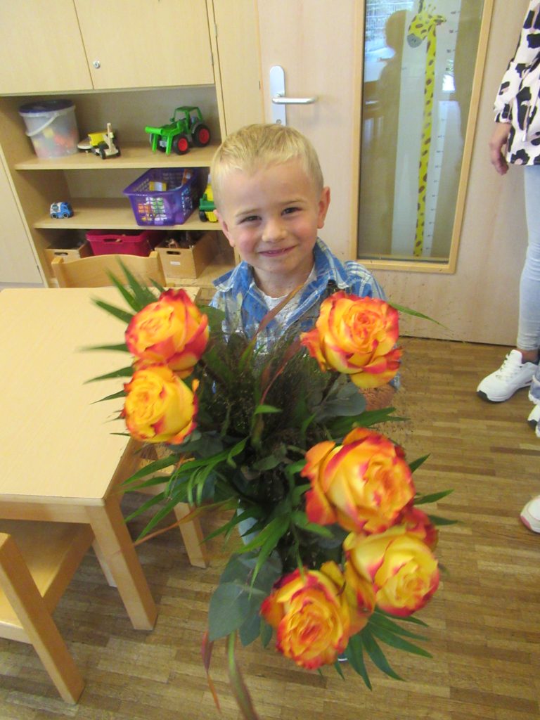 Verabschiedung unserer Großen in den Kindergarten.