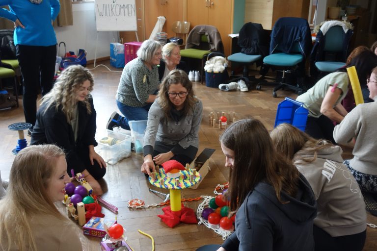 Teamfortbildung "Motopädagogik" mit Frau Petra Sammet