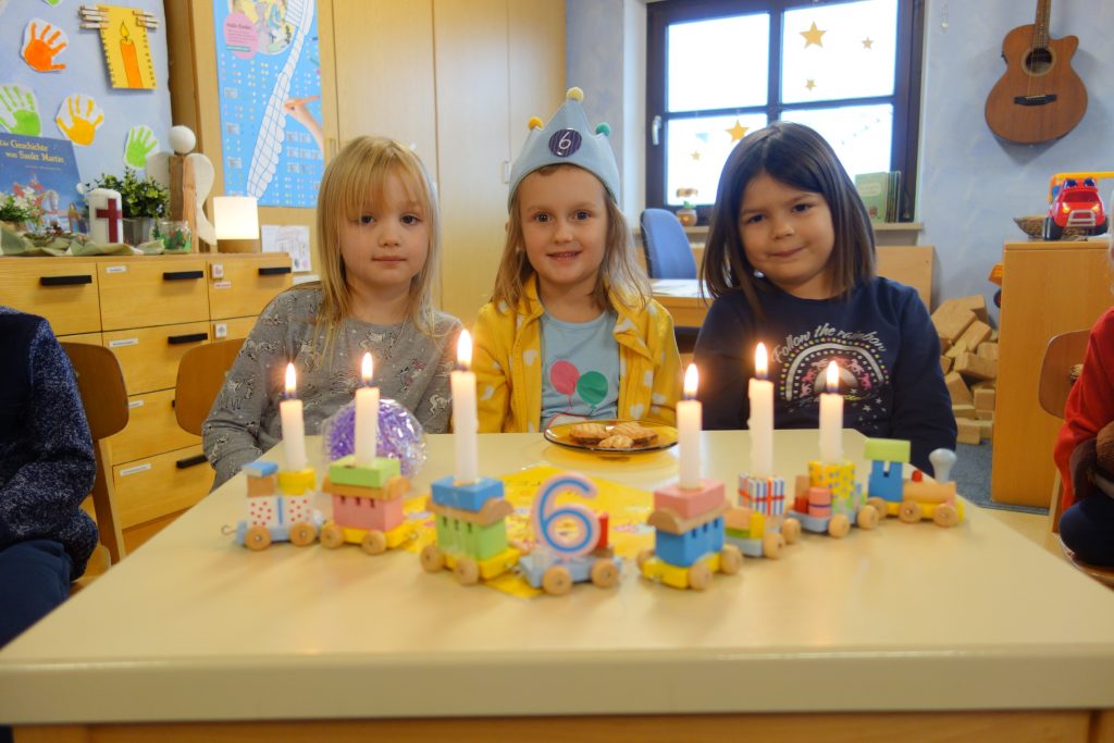 In der Igelgruppe wird Geburtstag gefeiert!