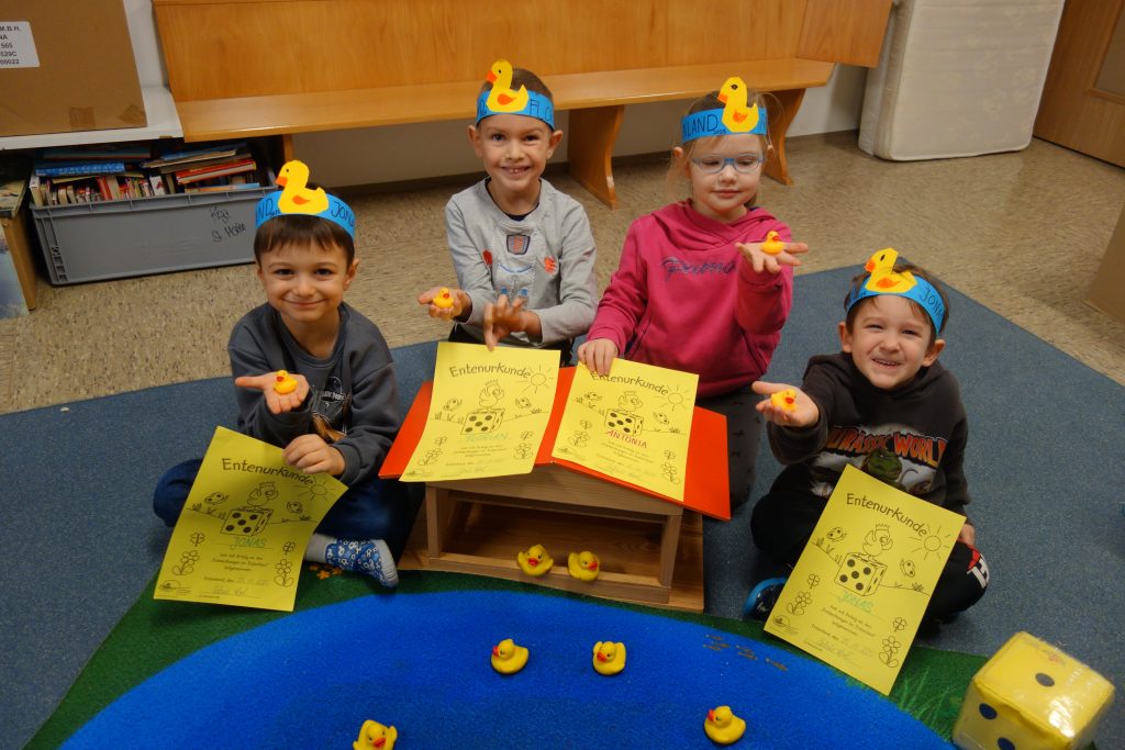 Entenland in der Igelgruppe für die Mittelkinder.