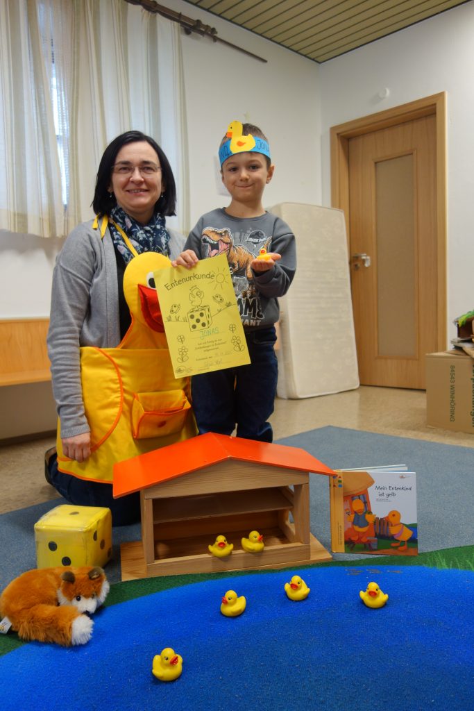 Entenland in der Igelgruppe für die Mittelkinder.