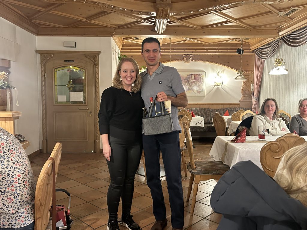 Verabschiedung unseres Essensfahrers Hr. Kmyt