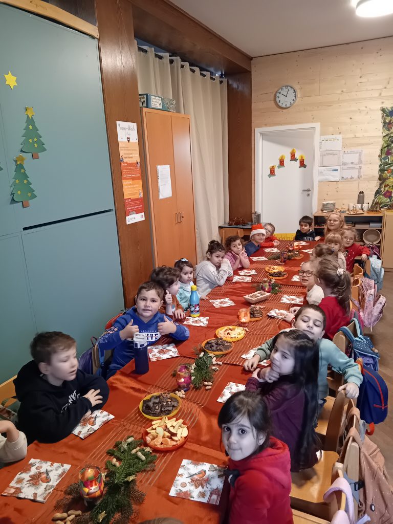 Weihnachtsfeier im Kindergarten