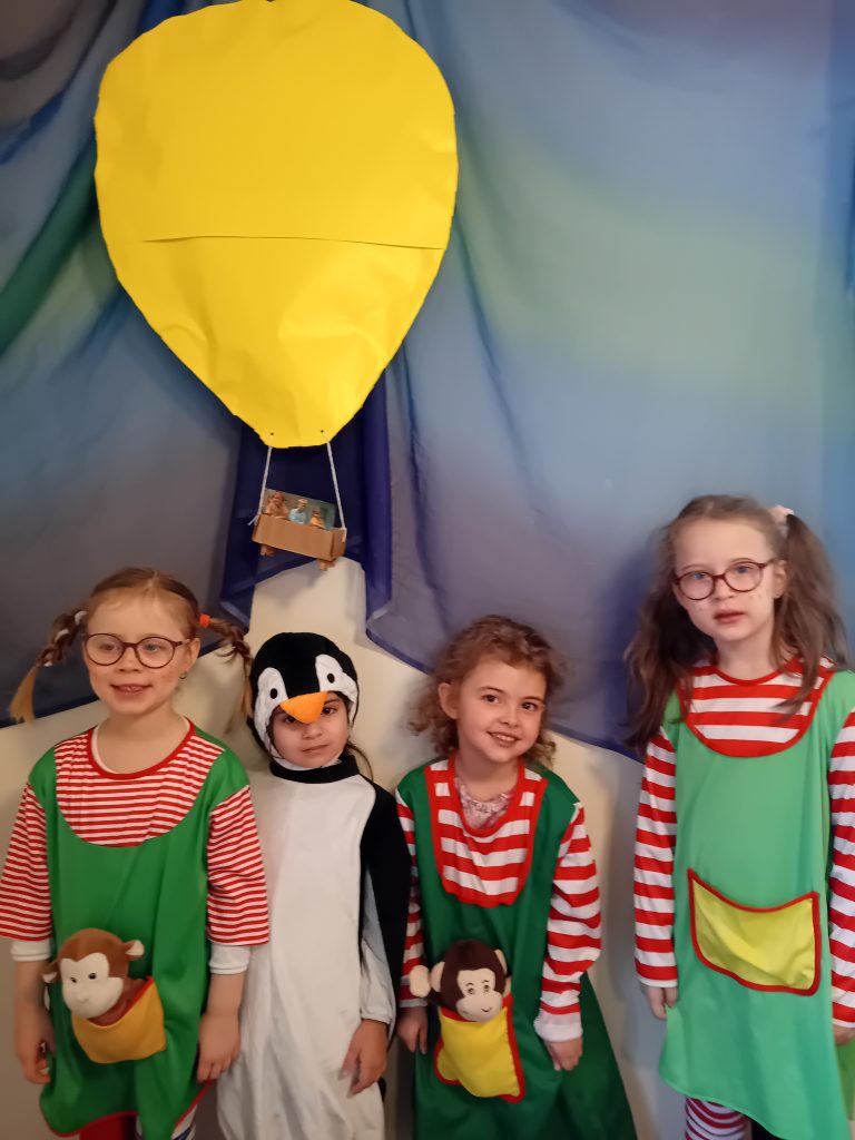 Faschingsfeier in der Katzengruppe.