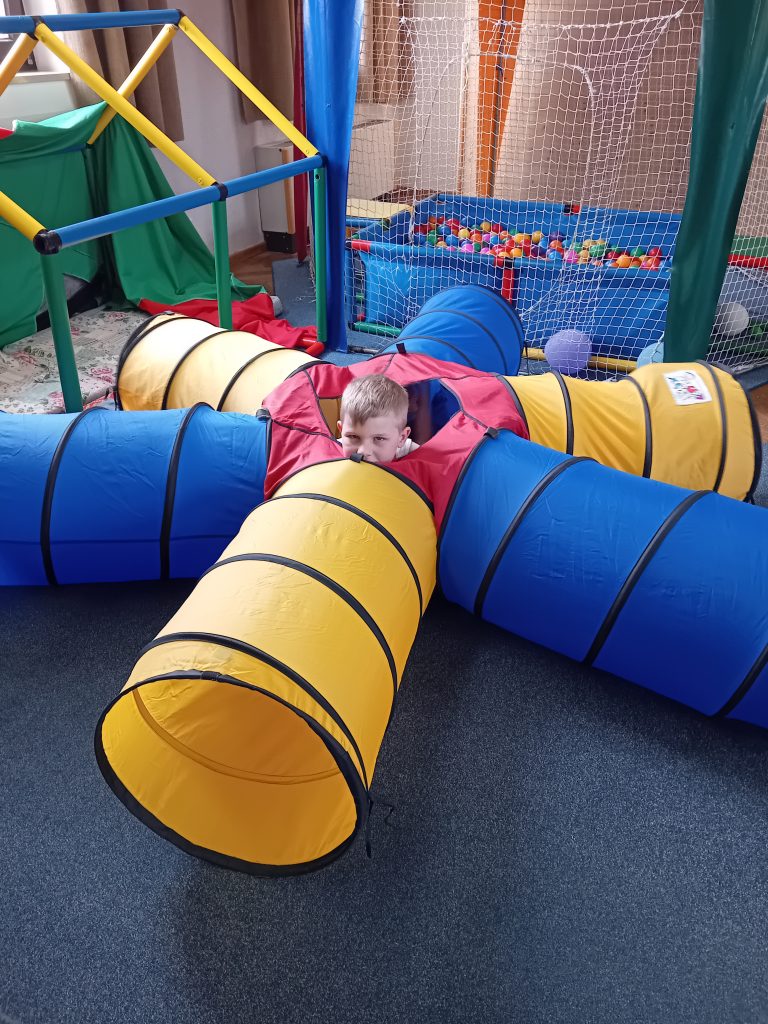 Bewegungsbaustelle in der Turnhalle