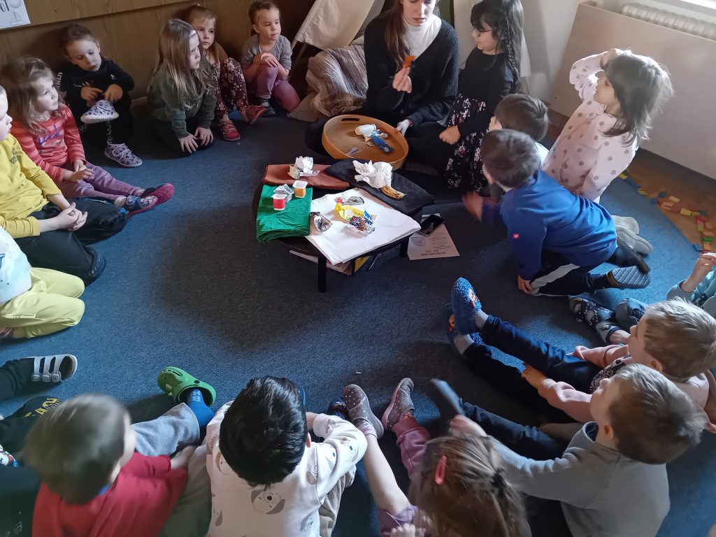 Mülltrennung in der Mäusegruppe