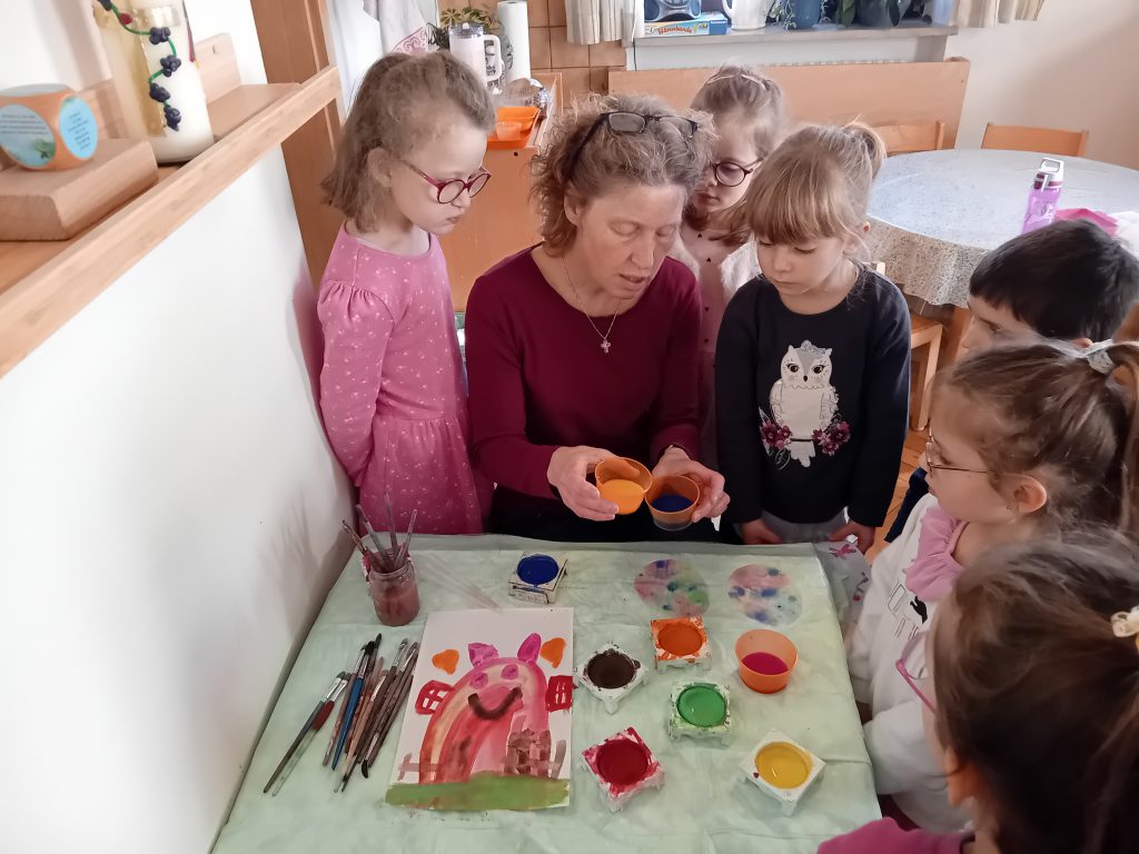 Was passiert wenn ich verschiedene Farben mische