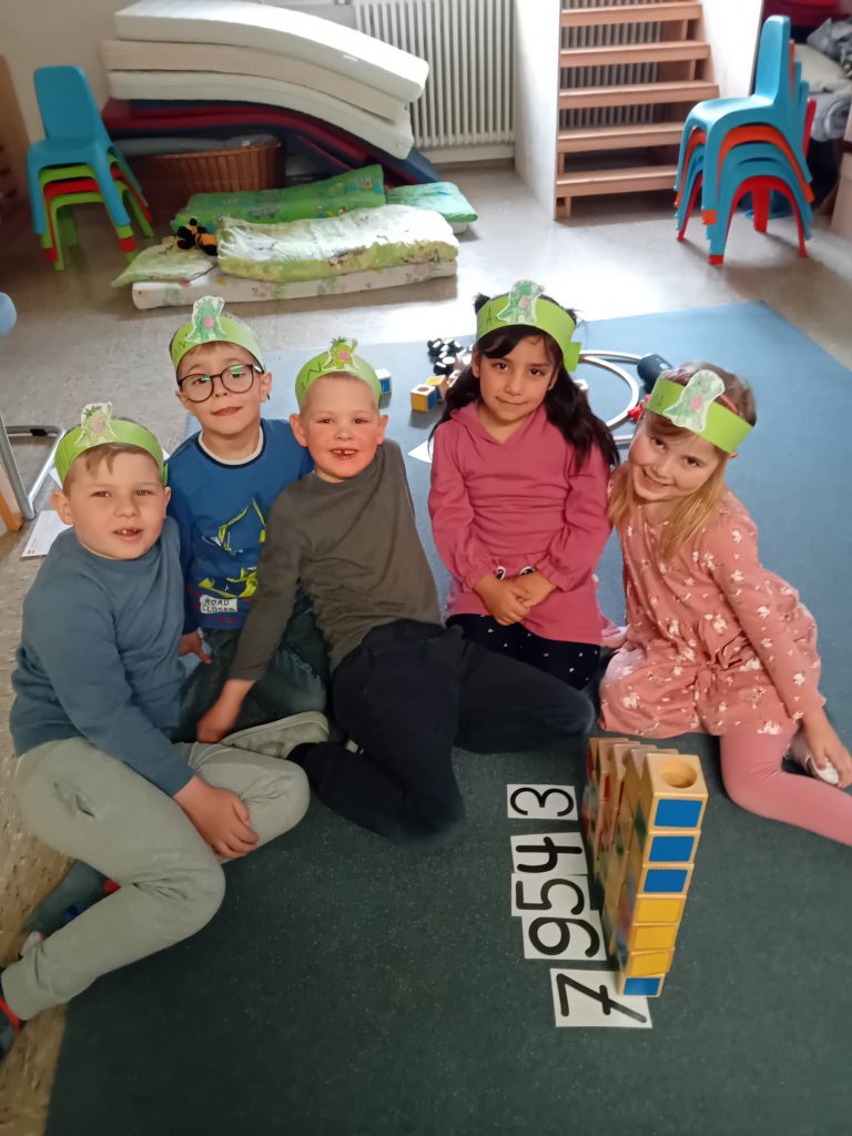 Zahlenschule in der Mäusegruppe