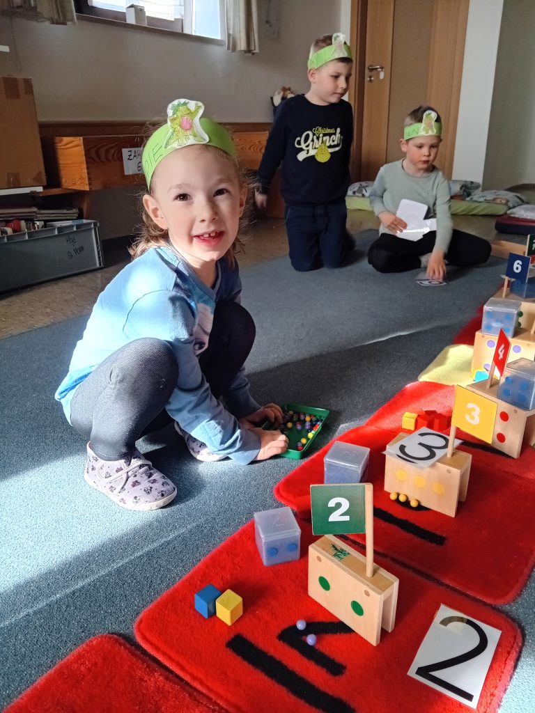 Zahlenschule in der Mäusegruppe