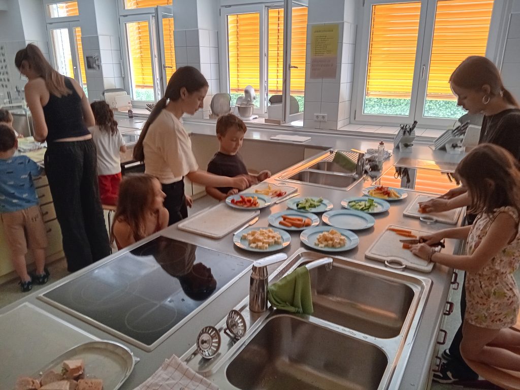 Gemeinsames Kochen macht stark.