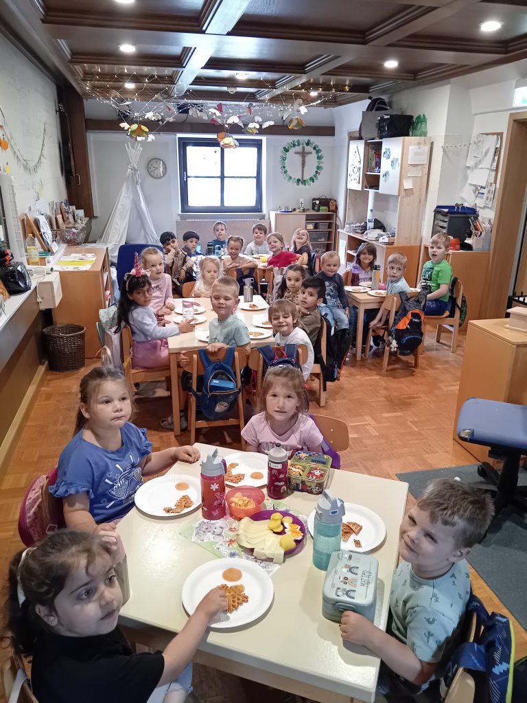 Kartoffelwaffeln backen in der Mäusegruppe4